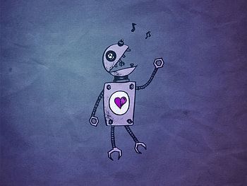 Background, Robots HD wallpaper