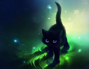 For > Cute Anime Cat | kittens | Pinterest . HD wallpaper
