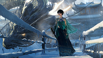 GhostBlade Winter Dragon, Comic, GhostBlade HD wallpaper
