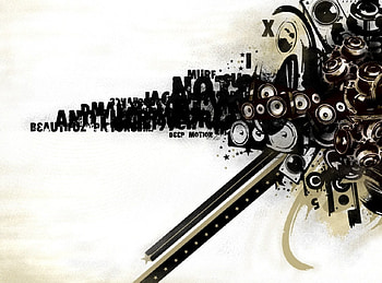 Jacoustix, music, abstract HD wallpaper