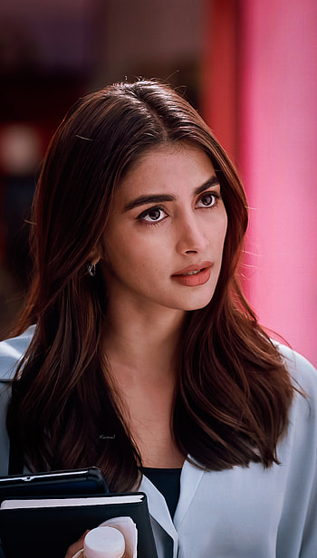 Pooja Hegde, lip, beast HD phone wallpaper
