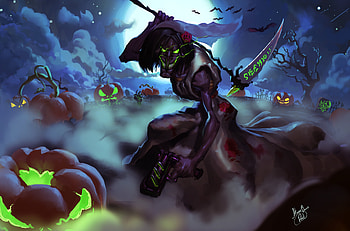 Halloween And Brawlhalla, halloween, artist, artwork, digital-art, artstation HD wallpaper
