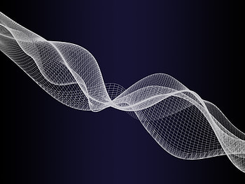 Grid, network, wavy structure, lines HD wallpaper