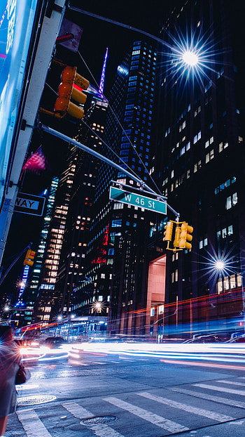 New York Streets, NYC street , High-quality backgrounds, Urban beauty HD phone wallpaper