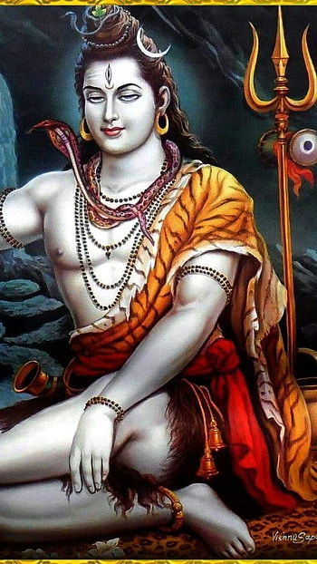 Bholenath, Lord Shiva, Trishul HD phone wallpaper