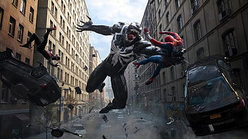 Marvel's Spider-Man 2 Vs Venom, Venom, video game, Marvel's Spider-Man 2 HD wallpaper