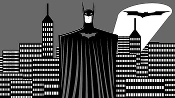 Batman The Gotham Knight , batman, gotham, superheroes, deviantart, artist, artwork, digital-art, monochrome, black-and-white HD wallpaper