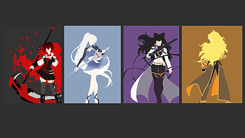 FAN ARTFULL Team RWBY Volume 4 Vector Minimalist , by me. HD wallpaper