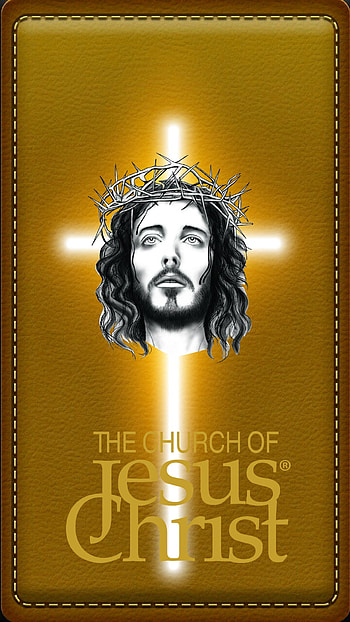 Jesus Christ, sayings, son-of-god, face, church, cross, yellow, god, crown HD phone wallpaper
