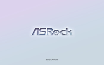 ASrock logo, cut out 3d text, white background, ASrock 3d logo, ASrock emblem, ASrock, embossed logo, ASrock 3d emblem HD wallpaper