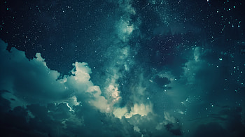 Starlit Night Sky, night, sky, Stars HD wallpaper