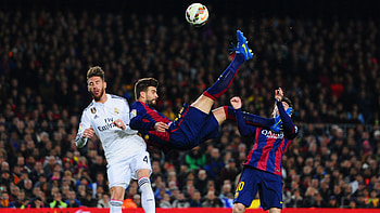 FC Barcelona vs Real Madrid, Gerard Pique HD wallpaper