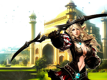 ELF ARCHER, archer, game, Atlantica, online, alf, CG HD wallpaper
