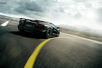 Lamborghini Aventador — Quad Road Rush, Lamborghini Aventador HD wallpaper