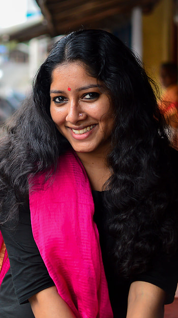 Anumol, mallu actress, beautiful HD phone wallpaper