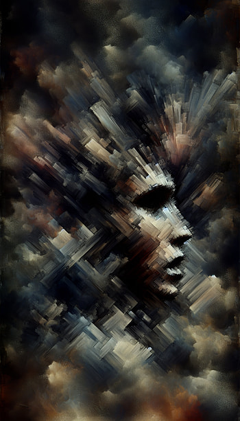 Abstract Anxiety Art , Abstract, portrait, cloud, surreal HD phone wallpaper