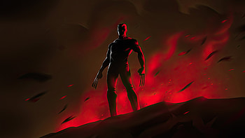 Wolverine In Marvel Wastelanders, wolverine, superheroes, artwork, digital-art, minimalism HD wallpaper