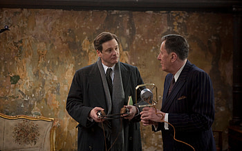 The King's Speech, Royal speech therapy, Inspirational monarch, Triumph over stuttering HD wallpaper