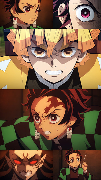 Demon Slayer, mouth, cartoon HD phone wallpaper