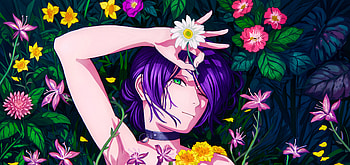 Chainsaw Man Reze Arc - Reze laying in flowers, Reze (Chainsaw Man), Anime Girl, Waifu HD wallpaper