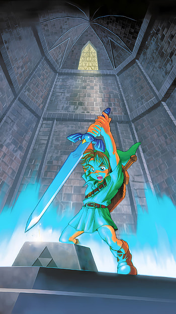 Link's Master Sword — Ocarina of Time , The Legend Of Zelda: Ocarina Of Time, Link HD phone wallpaper