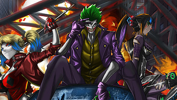 Joker Punchline Harley Quinn , punchline, joker, harley-quinn, superheroes, artist, artwork, digital-art, artstation HD wallpaper