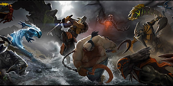 DOTA 2, lol, hon, dota HD wallpaper